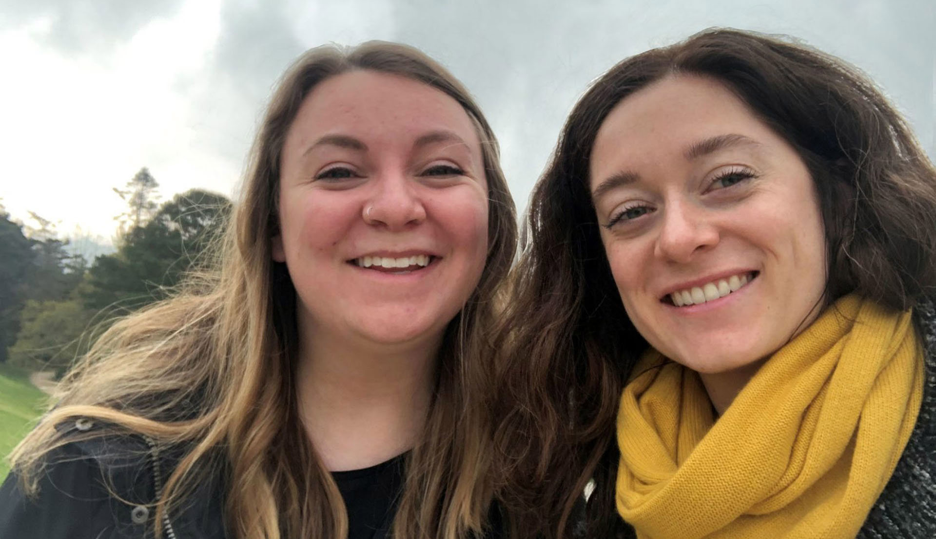 A photo of Lauren Gardner and Emilie Kopp