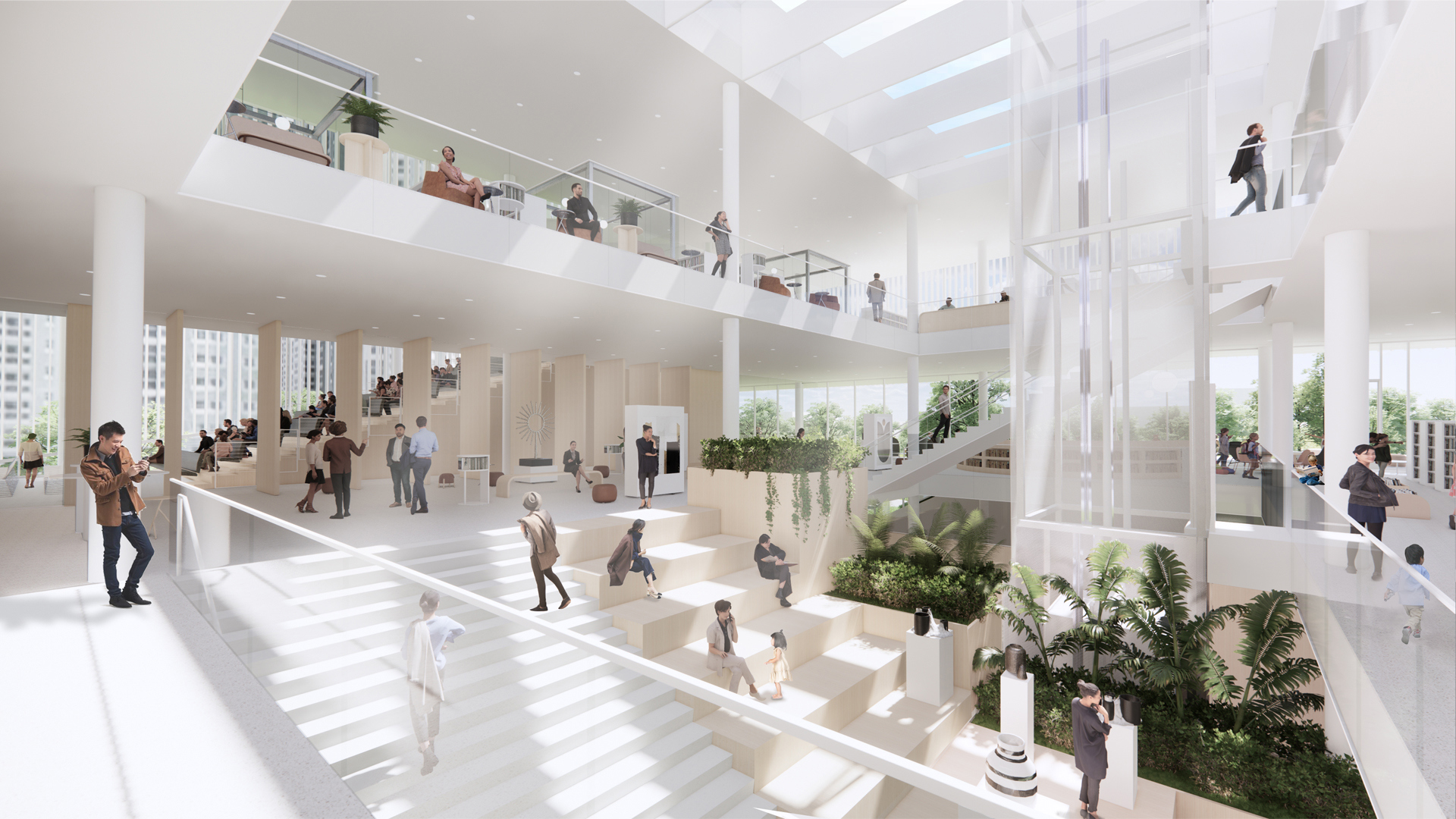 Songdo International City Library Design Competition | MSR Design