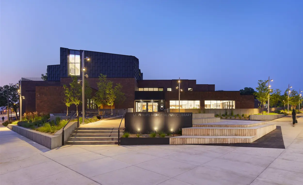 Jordan Phillips Library L.E. Phillips Memorial Public Library | MSR Design